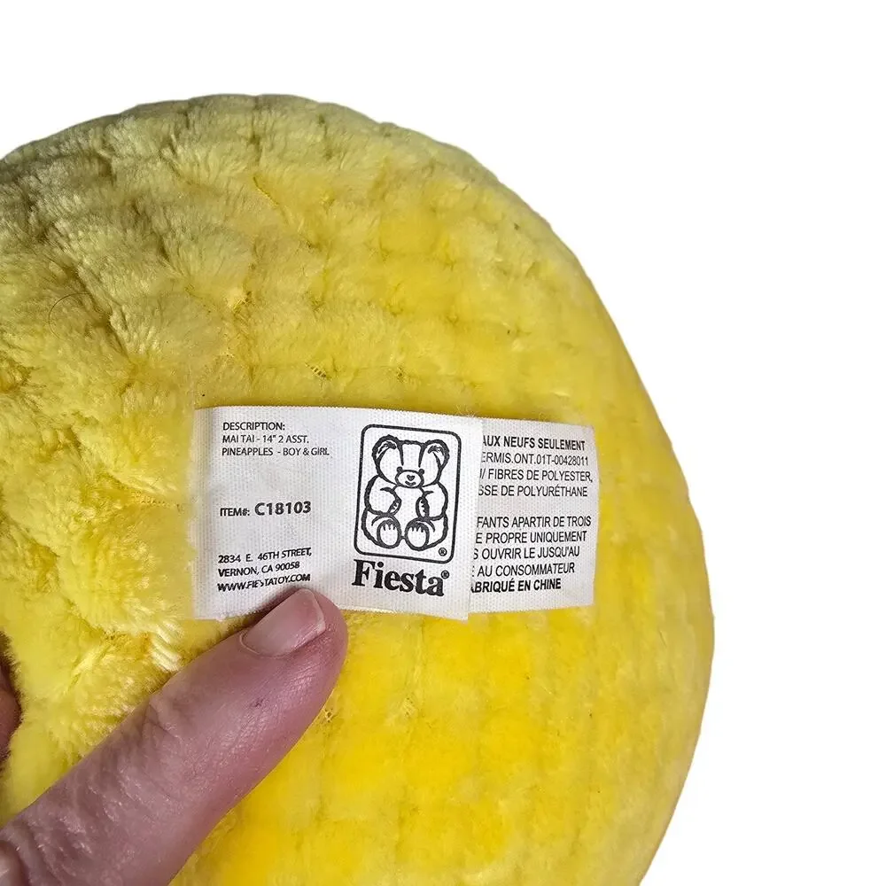 Fiesta Plush Smiling Toy Pineapple Mister 14